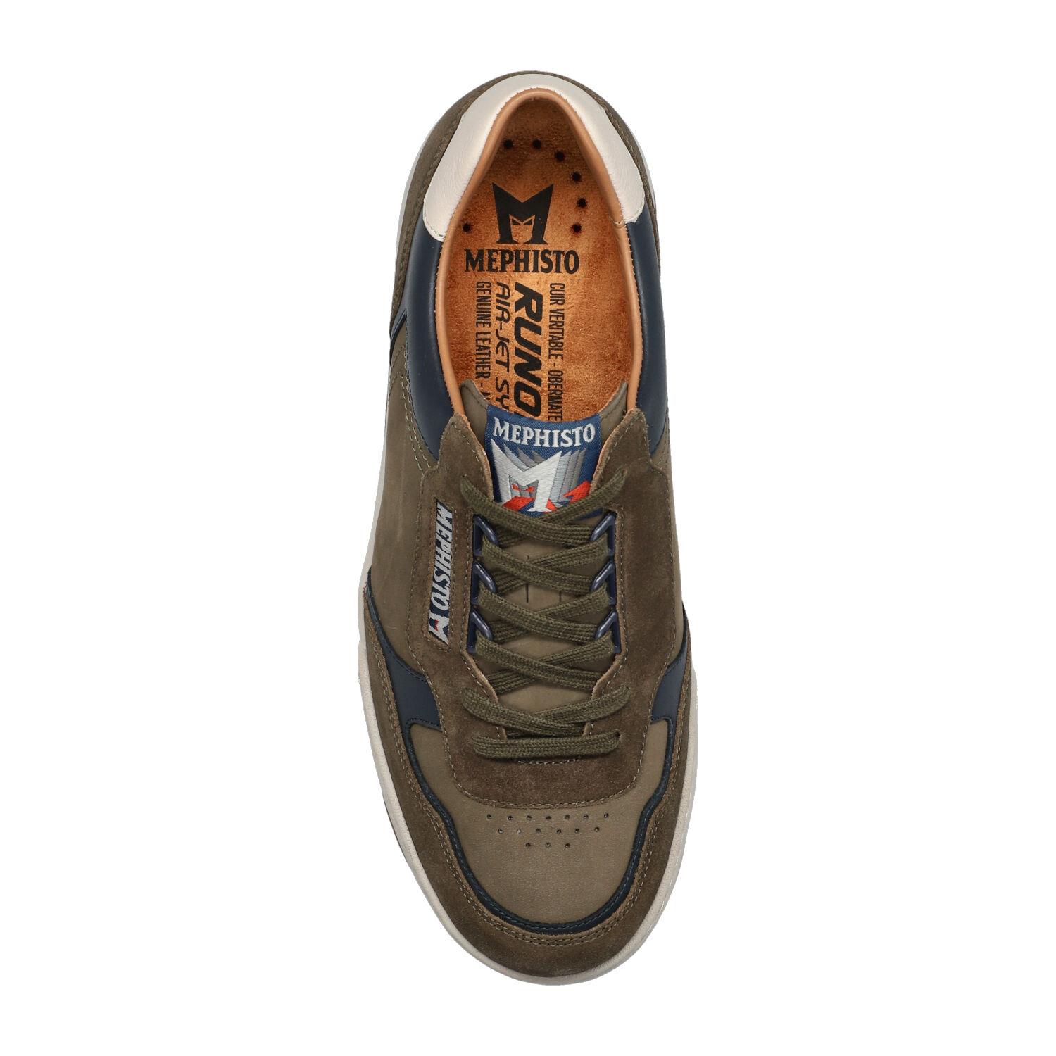 lacets homme modèle Norwin vert moss - Mephisto